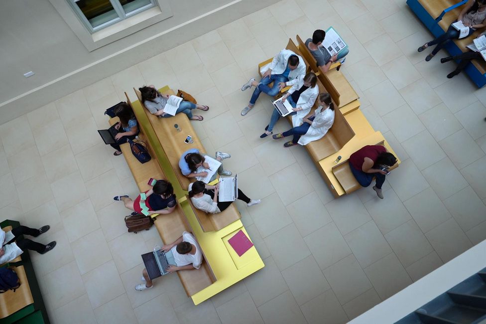 ...in der Zahnklinik