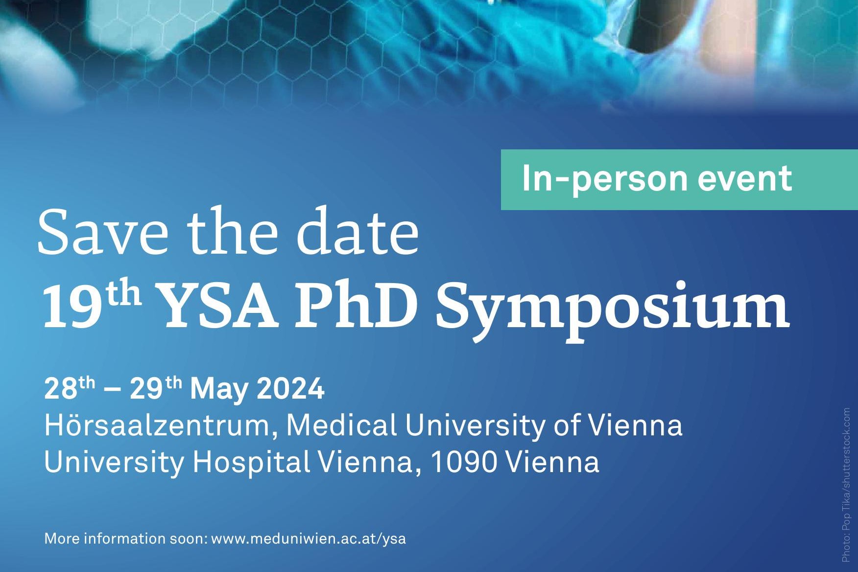 Alljährliches YSA PhD Symposium MedUni Wien