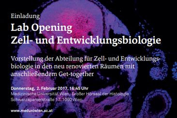 Lab Opening: Zell- und Entwicklungsbiologie