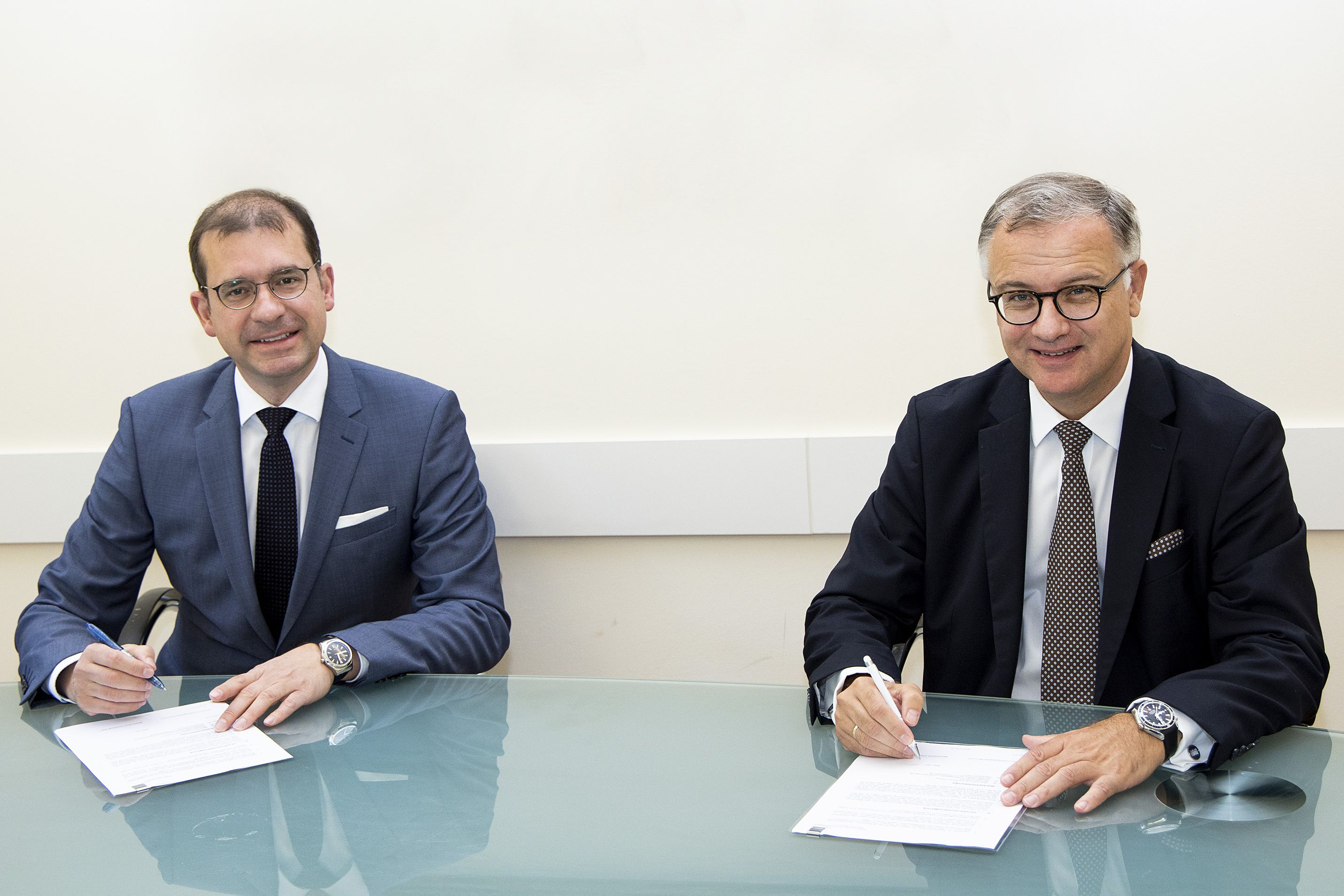 BIG CEO Hans-Peter Weiss und MedUni Wien-Rektor Markus Müller