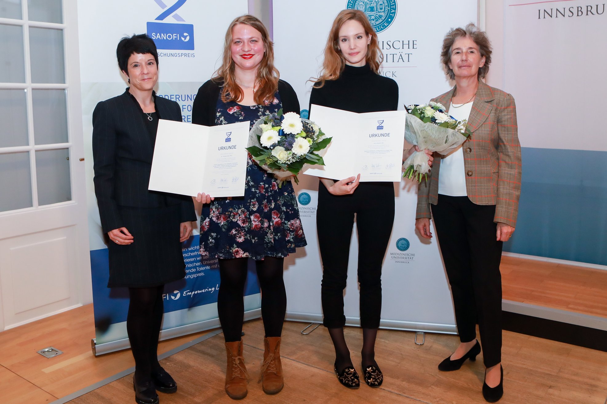 Preise der Sanofiaventis Stiftung für drei ForscherInnen der MedUni Wien