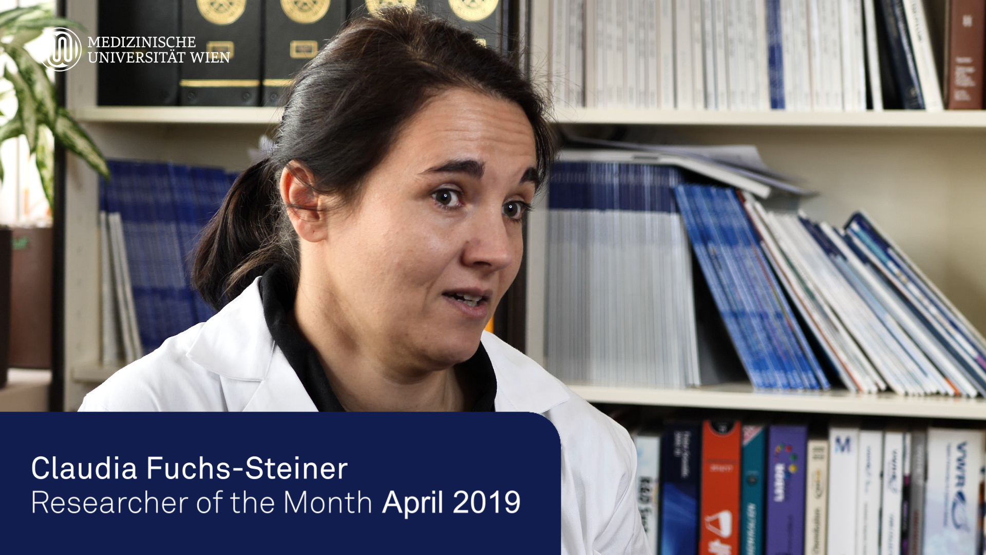 MedUni Wien RESEARCHER OF THE MONTH, April 2019