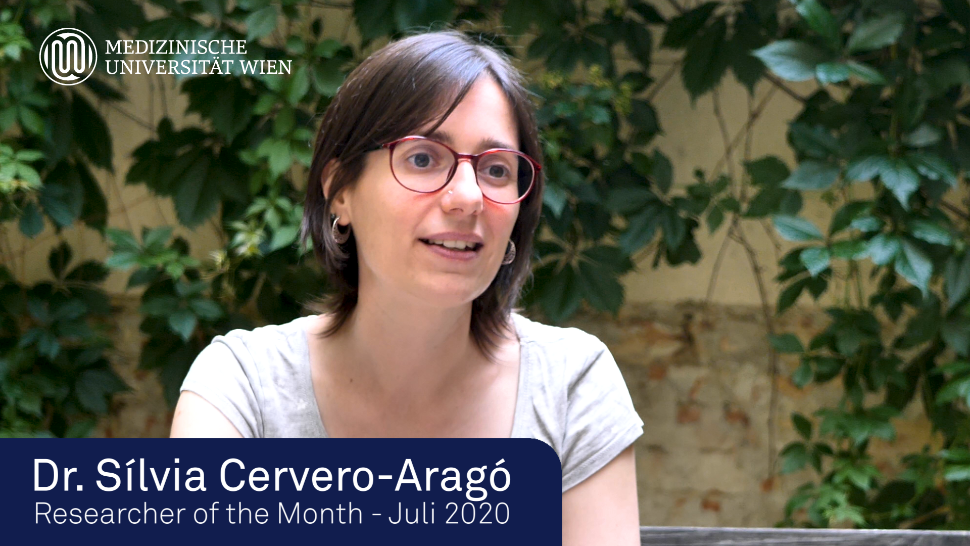 Video MedUni Wien RoM Juli 2020: Sílvia Cervero-Aragó