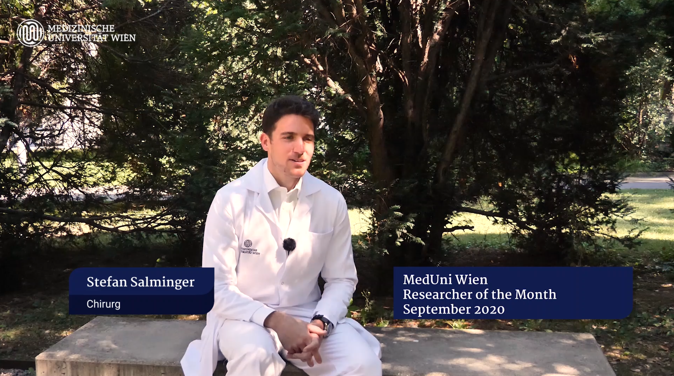 VIDEO: MedUni Wien RoM September 2020: Stefan Salminger