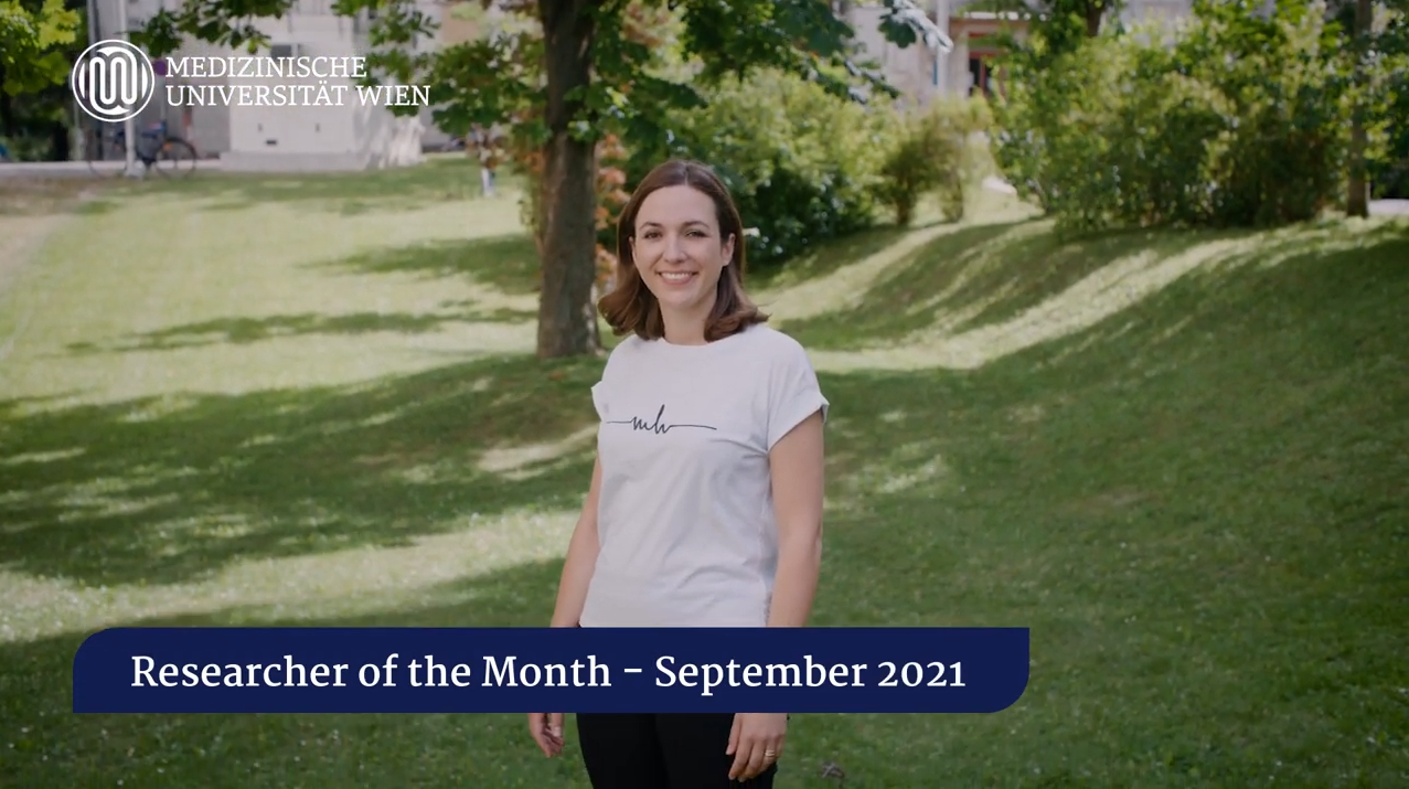 Researcher of the Month - September 2021 - Elisabeth Waldmann
