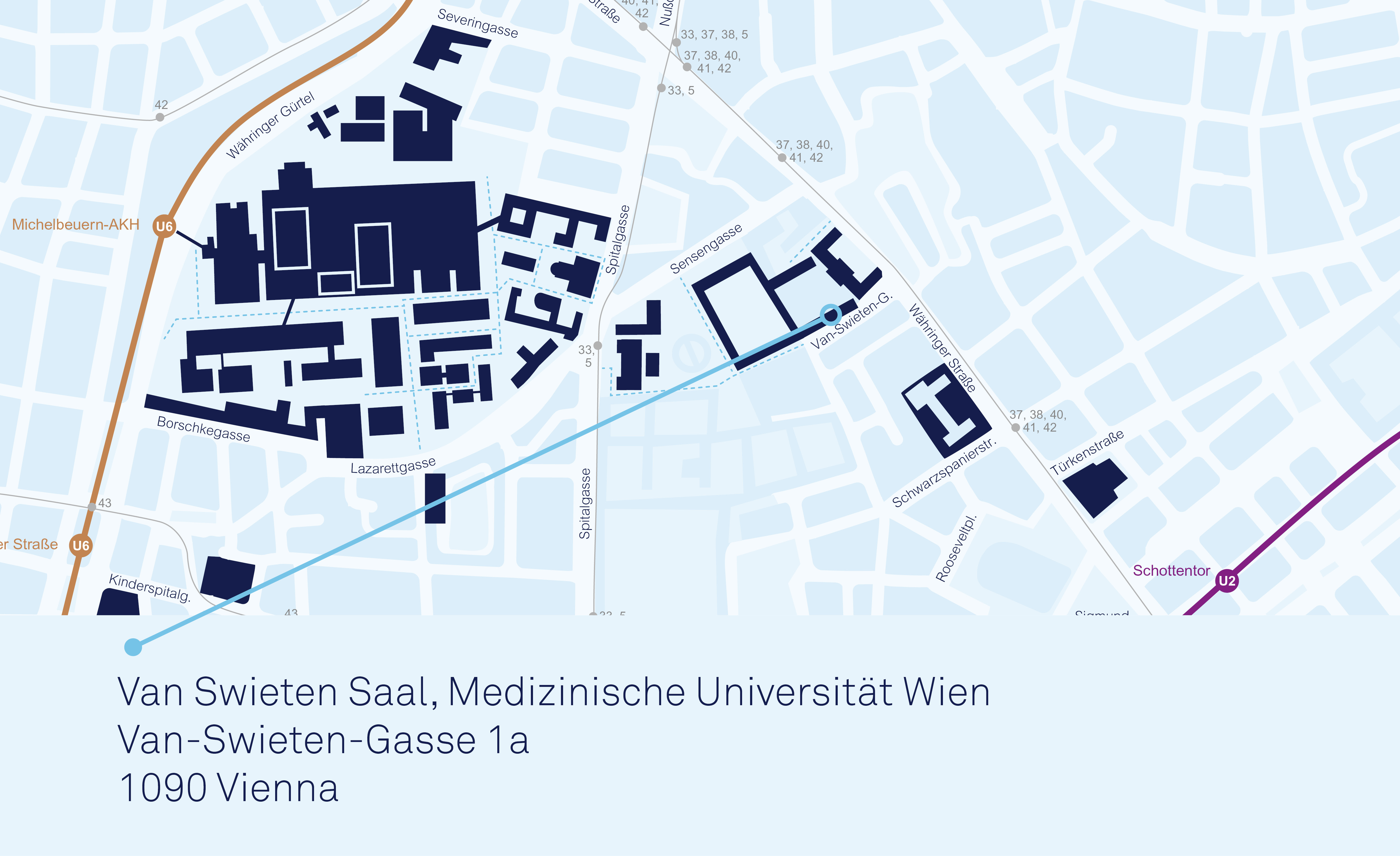 Van Swieten Saal Lageplan