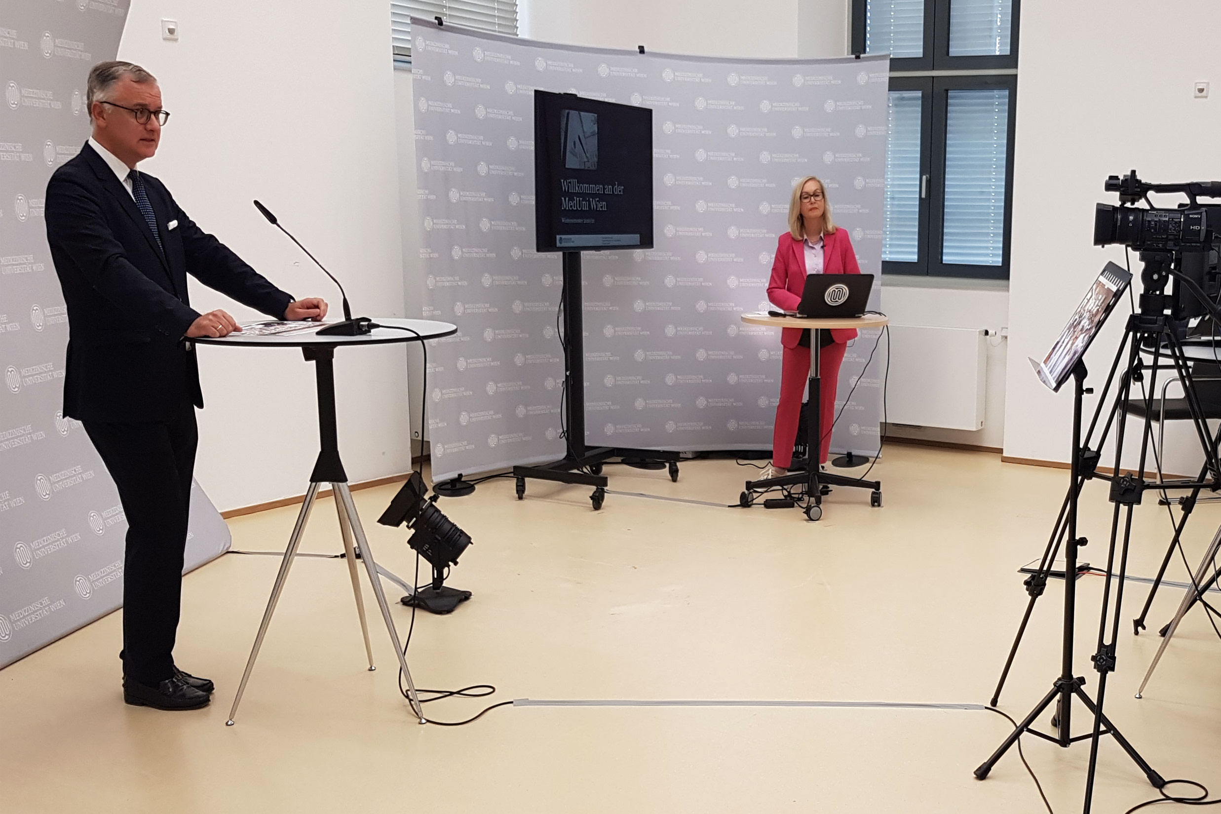 Rektor Markus Müller, VR Anita Rieder